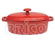 Cast Iron Oval Casserole B22N