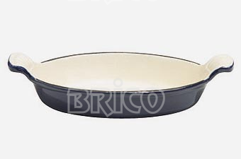 Cast Iron Oval Au Gratin Dish G26