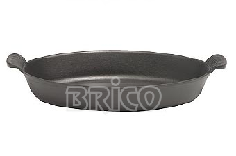 Cast Iron Oval Au Gratin Dish G26