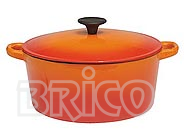 Cast Iron Round Casserole 