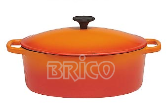 Cast Iron Oval Casserole