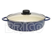Cast Iron Farmer Pan With Glass Cover