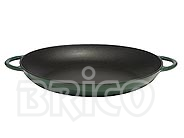Opened Cast Iron Paella Pan P34S