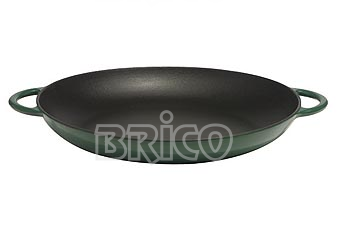 Opened Cast Iron Paella Pan P34S