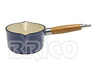 Cast Iron Sauce Pan with Wooden Handle