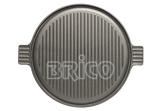 Cast Iron Round Reversible Griddle Plate