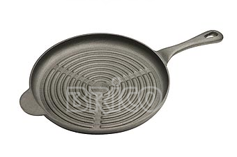 Round Cast Iron Grill Pan