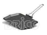 Rectangular Cast Iron Grill Pan With Wire Handle