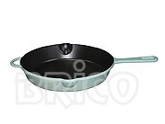 Cast Iron Fry Pan With Helping Handle 