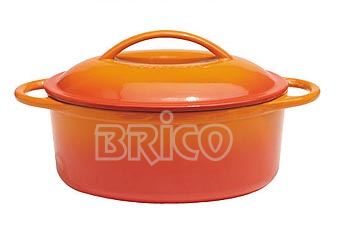Cast Iron Oval Casserole