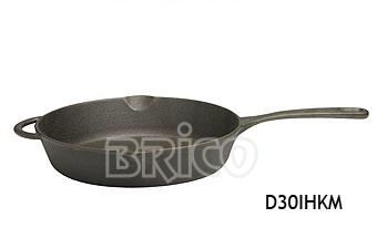 Cast Iron Fry Pan With Helper Handle