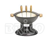 10 Pieces Cast Iron Wok Fondue Set BM21W
