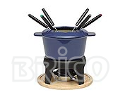 11 Pieces Cast Iron Fondue Set M24A