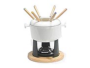 11 Pieces Cast Iron Fondue Set M28