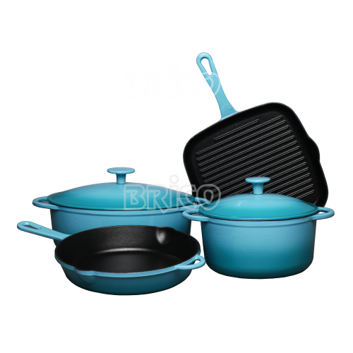 French Gourmet Style Cast Iron Cookware UH Series