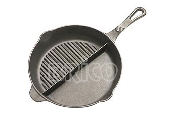 Cast Iron Duo Grill And Skillet Pan