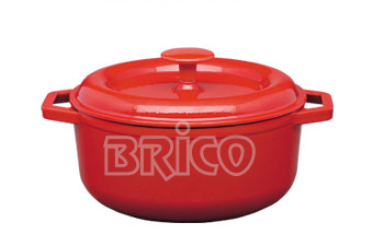Cast Iron Round Casserole with Gourmet Cover