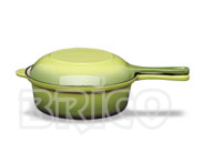 Brico Cast Iron Sauce Pan With Frypan Lid