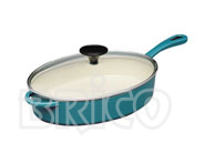 Cast Iron Oval Fryer With Glass Cover OP23IHKQ