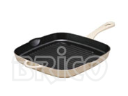 Cast Iron Square Fry Pan with Helper Handle
