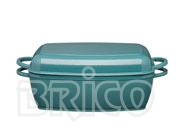 Cast Iron Oval Casserole with Grill Cover