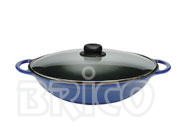 Cast Iron Wok With Aluminium Cover 6/9/17 PCS