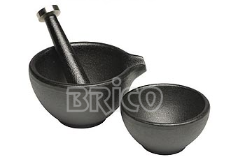 Cast Iron Double Mortar & Pestle