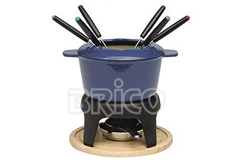 11 Pieces Cast Iron Fondue Set BRM17