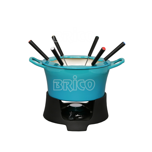 10 Pieces Cast Iron Fondue Set WLM20