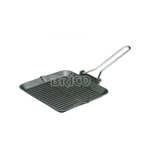 Cast Iron Square Grill Pan with Wire Handle BRQ24BR